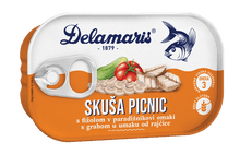 Naložite sliko v pregledovalnik galerije, Delamaris PICNIC skuša z zelenjavo 125g