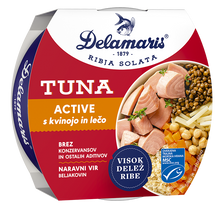 Naložite sliko v pregledovalnik galerije, TUNA ACTIVE S KVINOJO IN LEČO 170 g