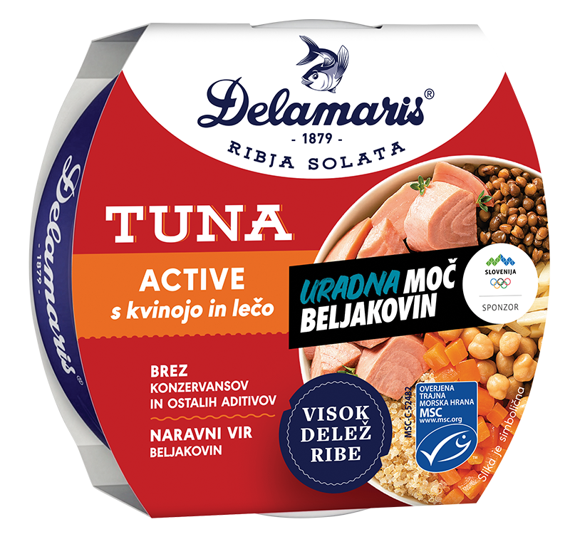 TUNA ACTIVE S KVINOJO IN LEČO 170 g