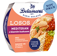 Naložite sliko v pregledovalnik galerije, LOSOS MEDITERAN Z BISERNIM KUSKUSOM 170 g
