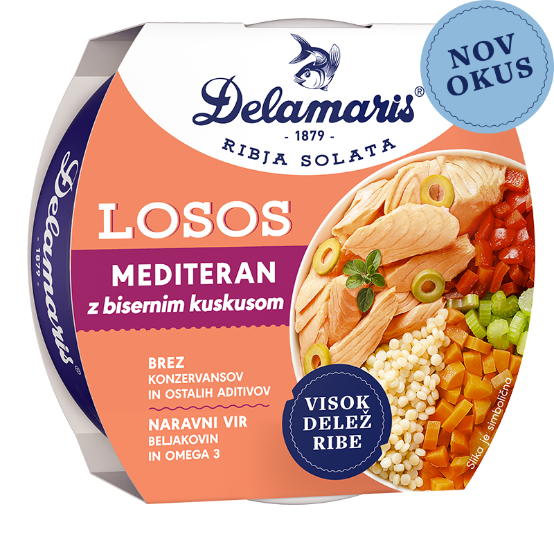 LOSOS MEDITERAN Z BISERNIM KUSKUSOM 170 g