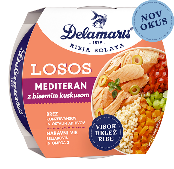 LOSOS MEDITERAN Z BISERNIM KUSKUSOM 170 g
