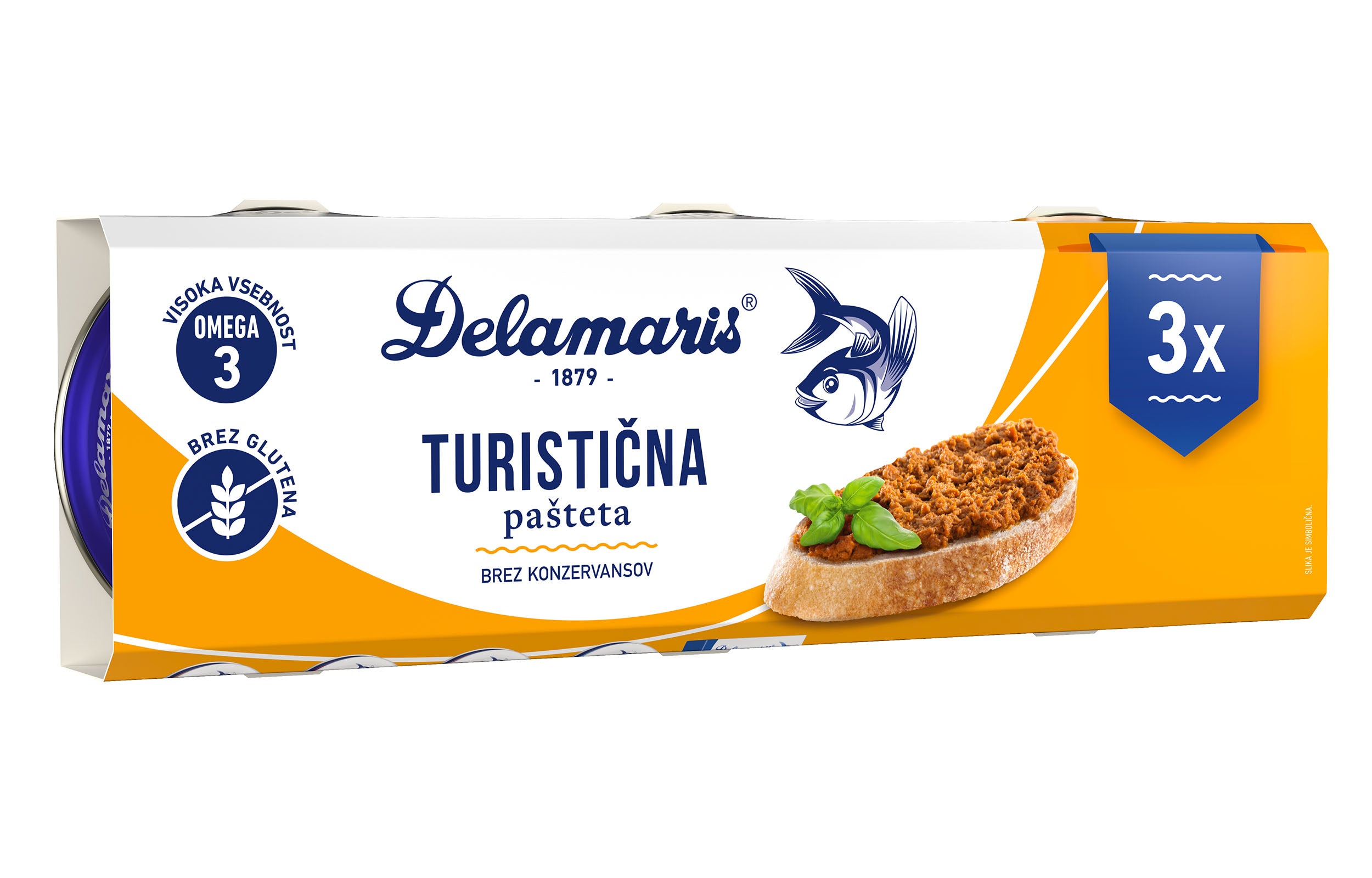 Delamaris TURISTIČNA PAŠTETA 95g