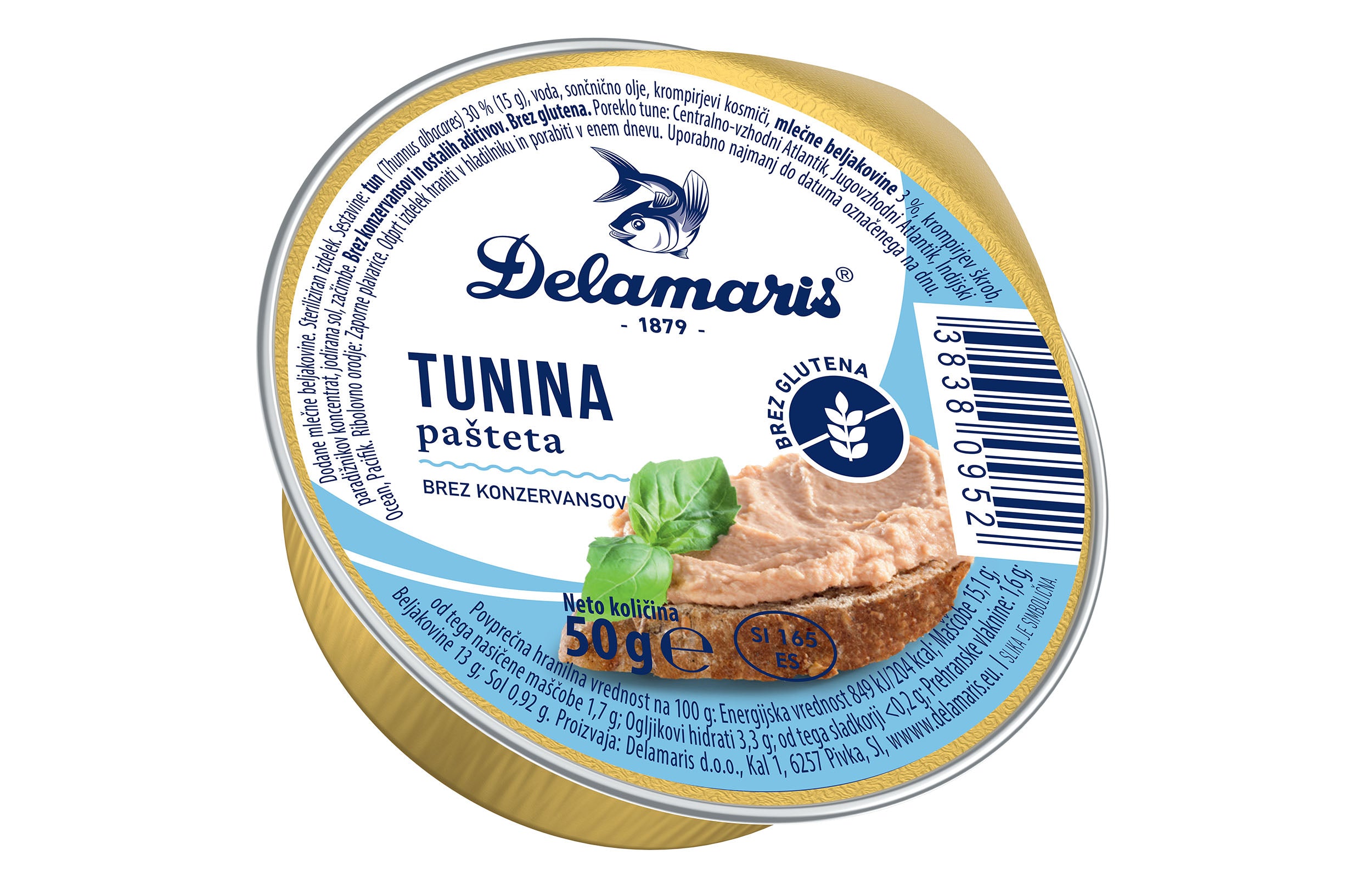 Delamaris TUNINA PAŠTETA CLASSIC 50g