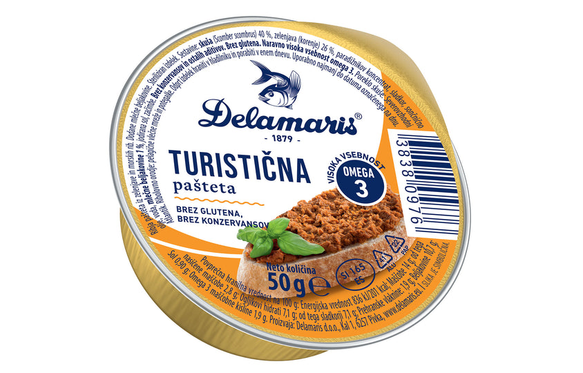 Delamaris TURISTIČNA PAŠTETA 50g
