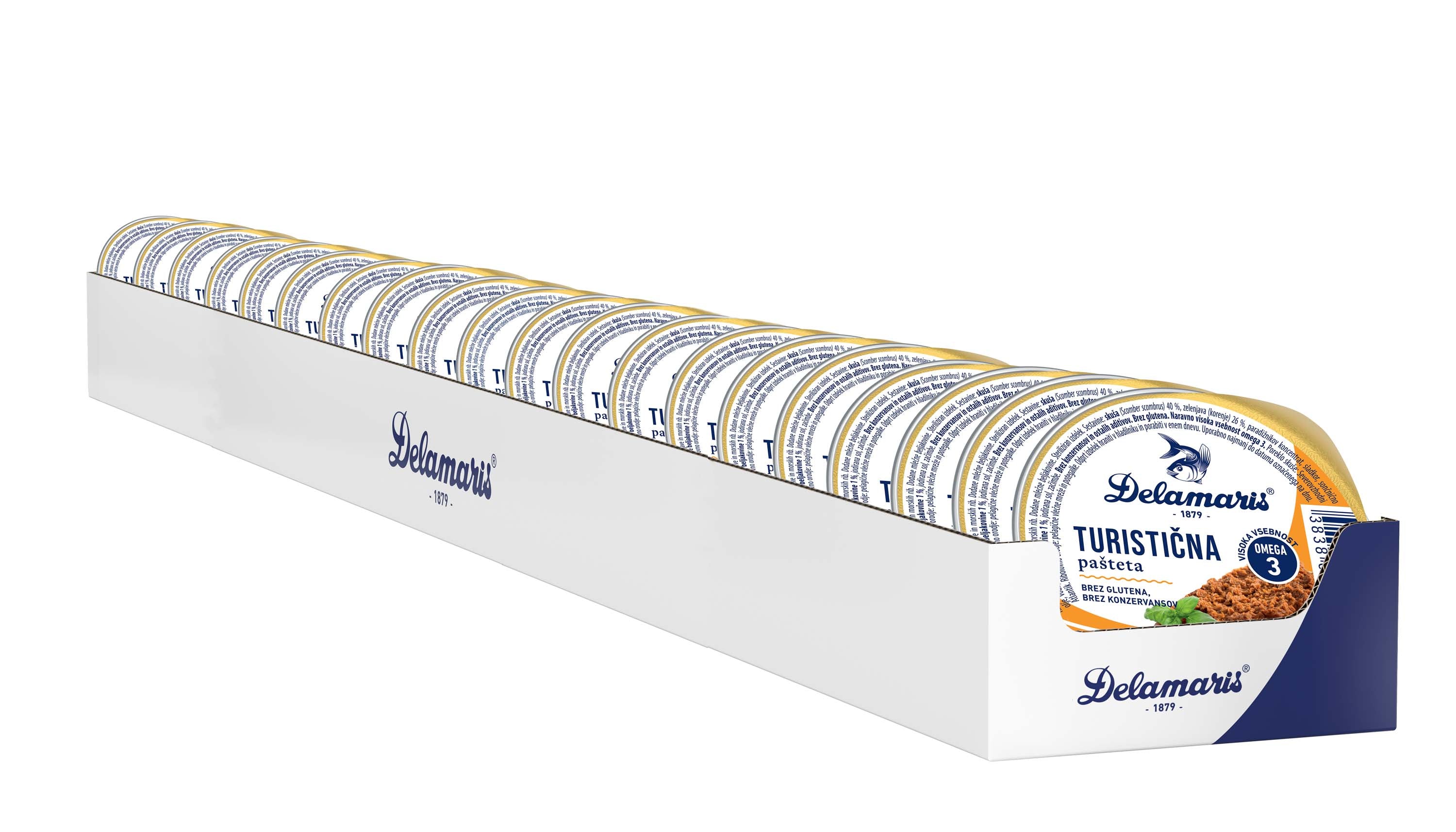Delamaris TURISTIČNA PAŠTETA MULTIPACK 20 x 50g