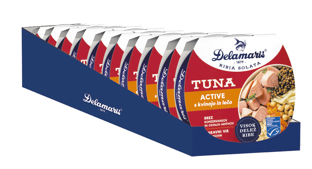 TUNA ACTIVE S KVINOJO IN LEČO 170 g