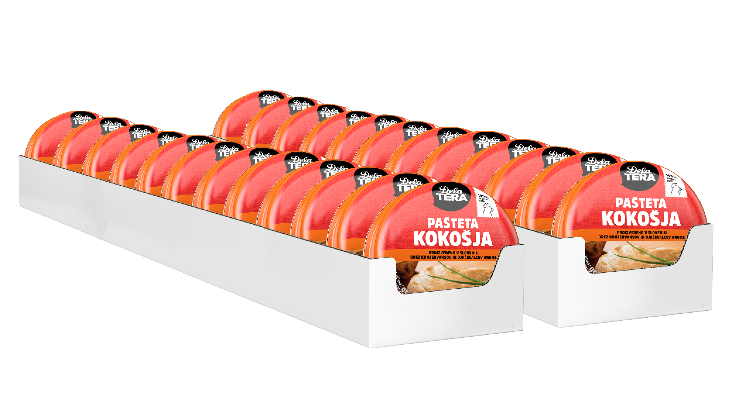 Delatera KOKOŠJA pašteta MULTIPACK 24 x 95g