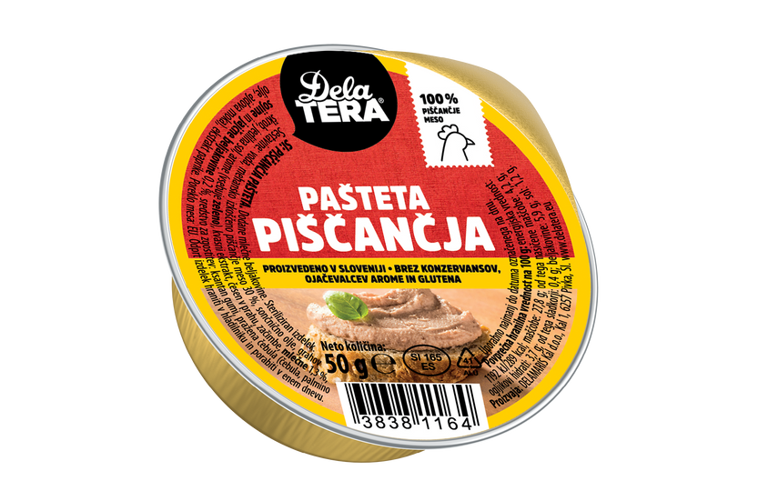 Delatera piščančja pašteta 50g