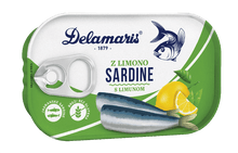 Naložite sliko v pregledovalnik galerije, Delamaris sardine Z LIMONO 90g
