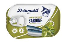 Naložite sliko v pregledovalnik galerije, Delamaris sardine MEDITERAN 90g

