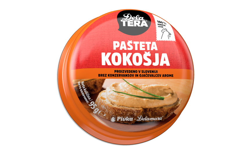 Delatera KOKOŠJA pašteta 95g
