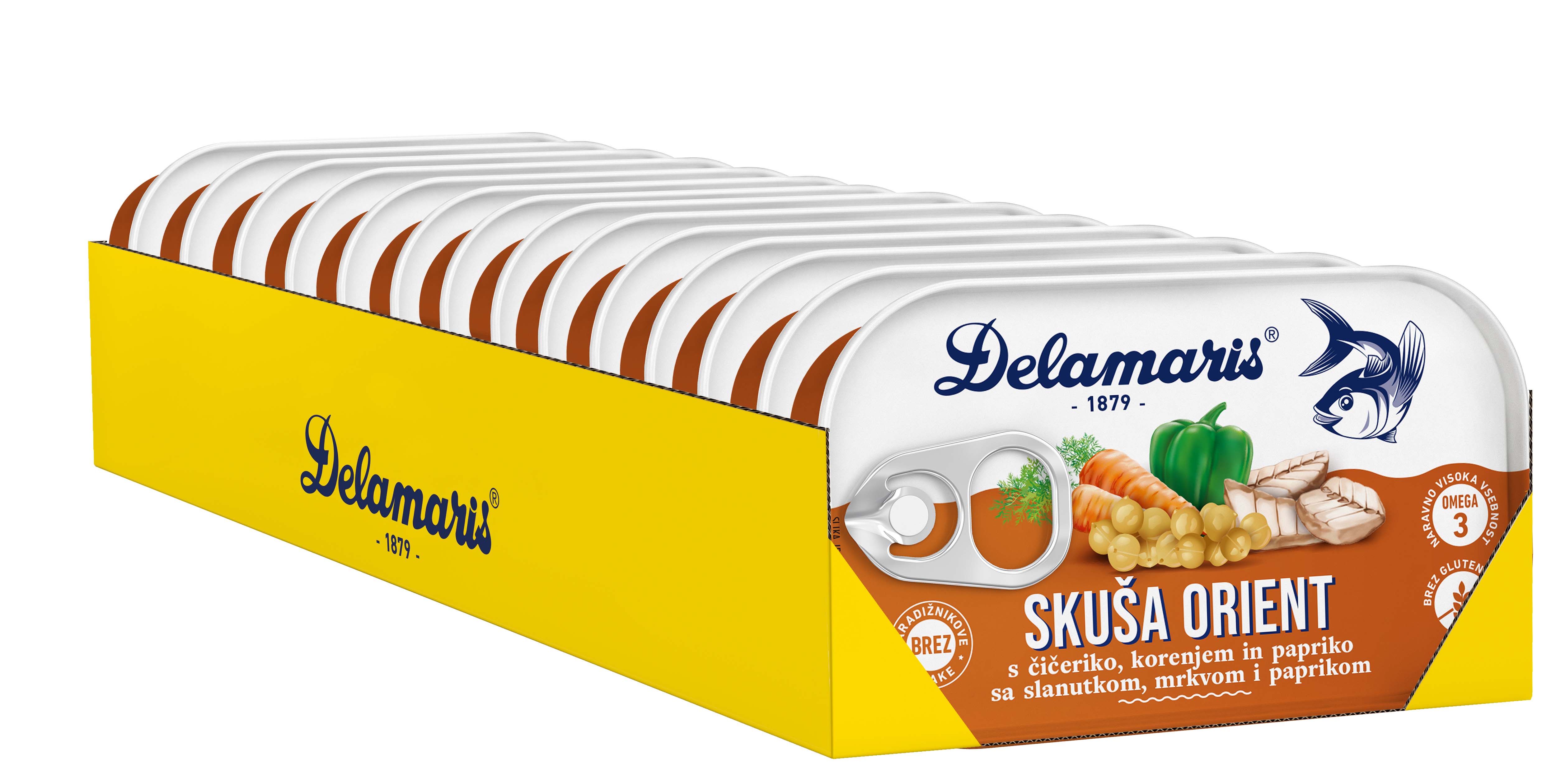 Delamaris ORIENT skuša s čičeriko 125g