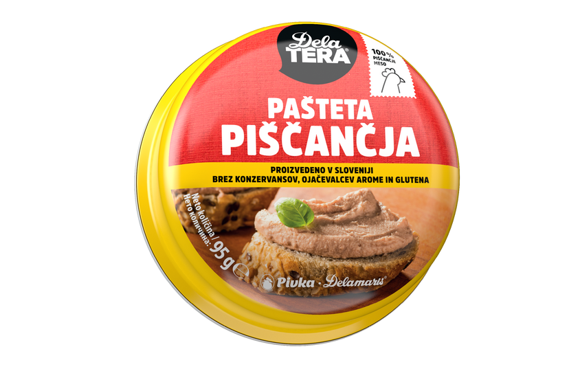 Delatera piščančja pašteta 95g