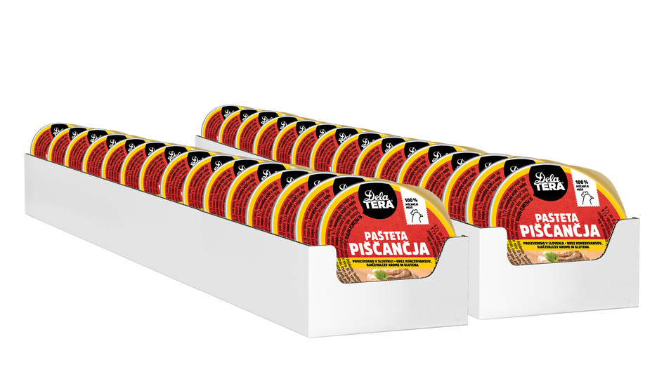Delatera piščančja pašteta MULTIPACK 30 x 50g