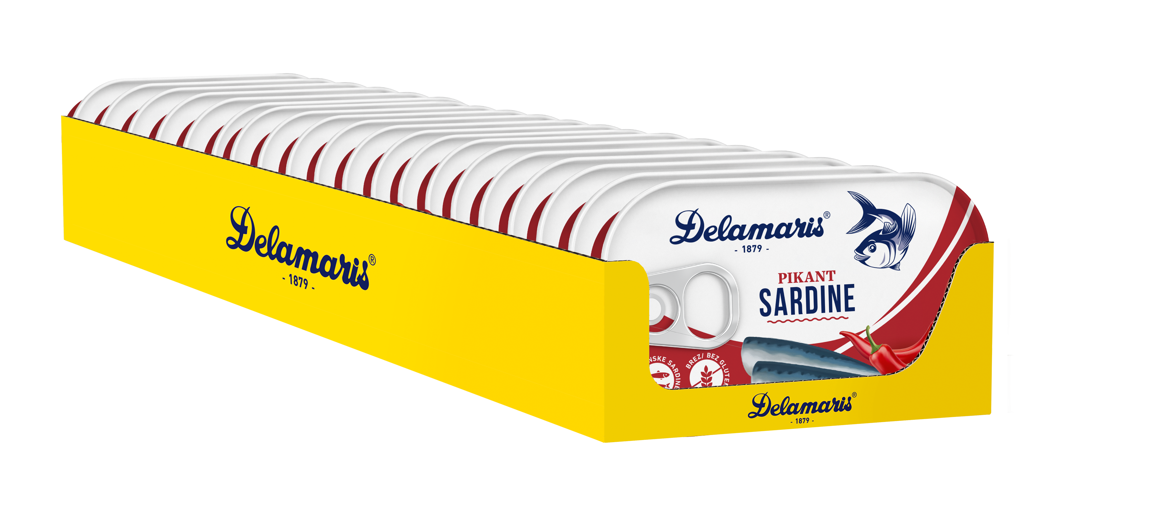 Delamaris sardine PIKANT 90g
