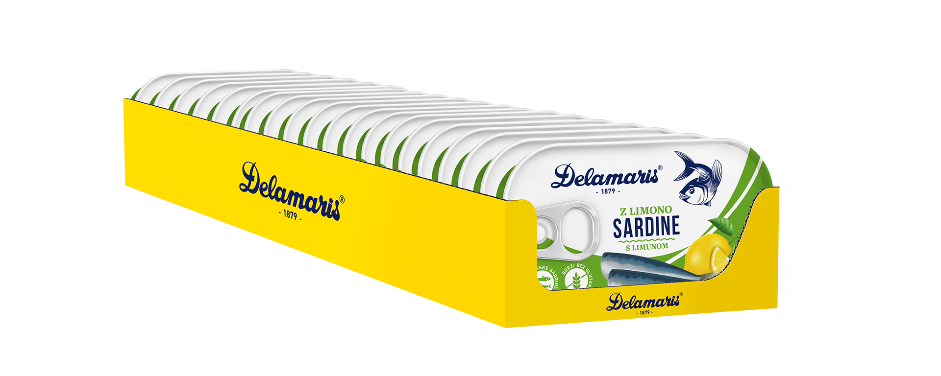 Delamaris sardine Z LIMONO 90g